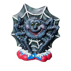 🏆081 Ceramic Dancing Spider With Web